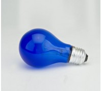 Лампа накаливания вольфрамовая синяя 60 ВТ
