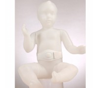 Детский пупочный противогрыжевый бандаж с круглым пелотом (униве