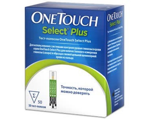 Тест-полоски One Touch Select Plus № 50
