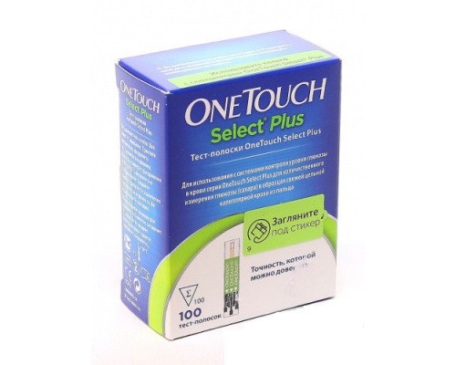 Тест-полоски One Touch Select Plus №100
