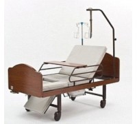 Кровать функциональная механическая с сан. оснащением и матрасом