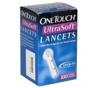 Ланцеты для глюкометра One Touch Ultra Soft №100
